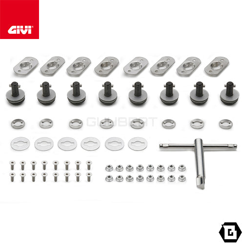 GIVI 07RKIT サイドケースホルダー用 ラピッドリリースキット/HONDA NC750X / YAMAHA トレーサー 9 / YAMAHA トレーサー 9 GT他専用