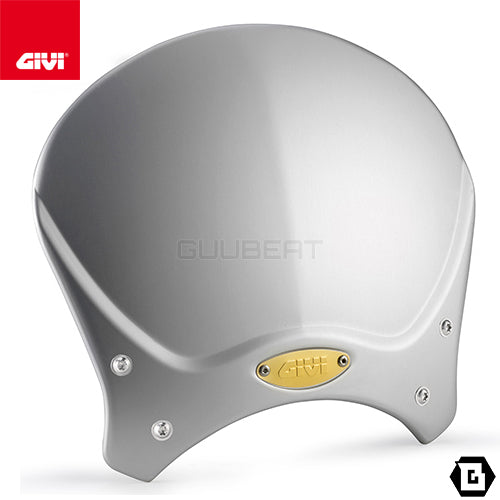 GIVI 100AL スクリーン バイザー 汎用 アルミニウム/HONDA レブル500 / YAMAHA XSR 900 / YAMAHA XSR 700他専用