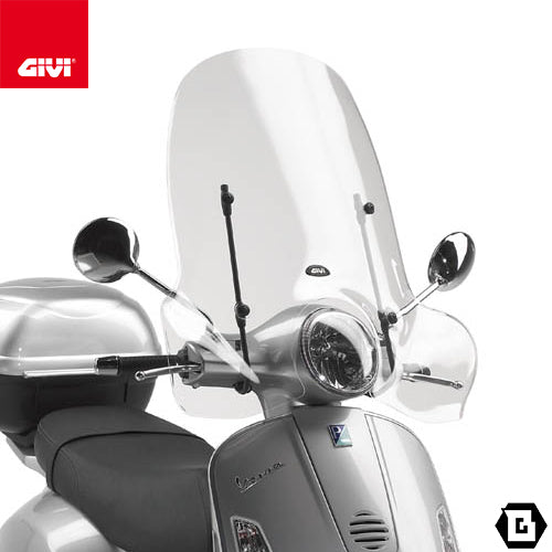 GIVI 104A スクリーン クリア/PIAGGIO ベスパ GTS 310 / PIAGGIO ベスパ GTS 310 スーパー他専用