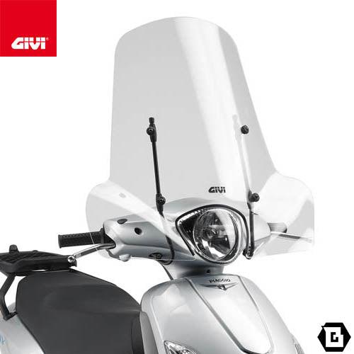 GIVI 107A スクリーン クリア/SUZUKI アドレス 110 / SYM シンフォニー S 151 / SYM シンフォニー S 150他専用