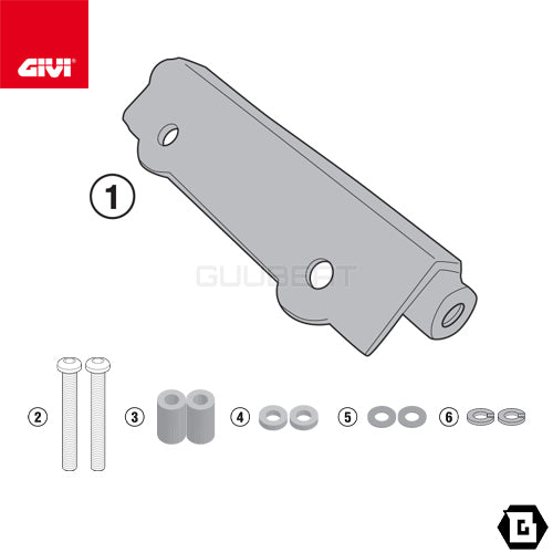 GIVI 1161KIT 取付キット サイドケースホルダー用/HONDA CRF1000L アフリカツイン他専用