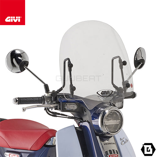 GIVI 1168A スクリーン クリア/HONDA スーパーカブ C125専用