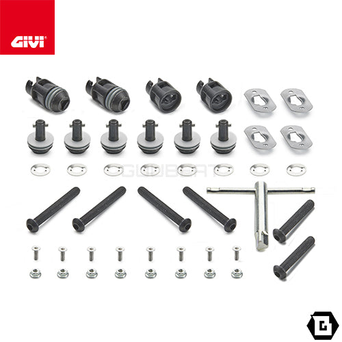 GIVI 13RKIT サイドケースホルダー用 ラピッドリリースキット/BENELLI TRK 702 / BENELLI TRK 702 X / BMW R 1300 GS専用