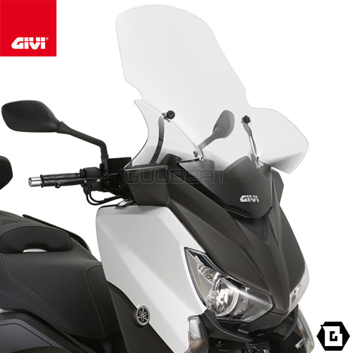 GIVI 2111DT スクリーン クリア/YAMAHA XMAX 400 / YAMAHA XMAX 250 / YAMAHA XMAX 125 / MBK EVOLYS 125-250他専用