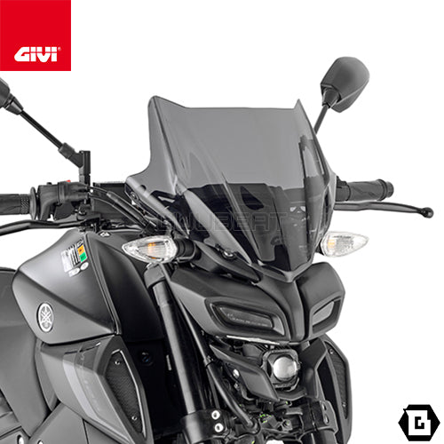 GIVI 2166A スクリーン スモーク/HONDA CB750 ホーネット / YAMAHA MT-125専用