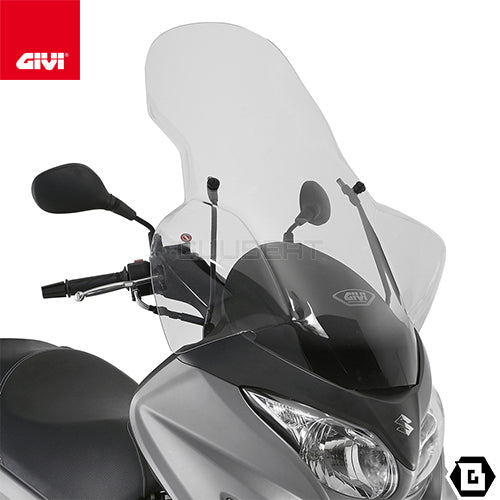 GIVI 3106DT スクリーン クリア/SUZUKI バーグマン 200 / SUZUKI バーグマン 125専用