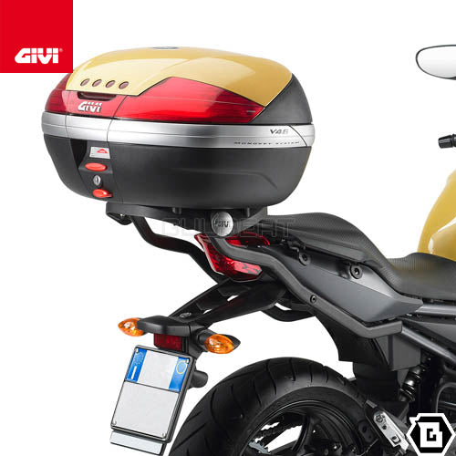 GIVI 364FZ リアキャリア モノラック MONORACK/YAMAHA XJ6 / YAMAHA XJ6 ディバージョン / YAMAHA XJ6 ディバージョン F専用