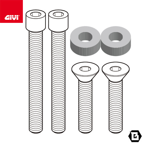 GIVI 8209KIT 取付キット リアキャリア用/MOTO GUZZI V85 TT専用