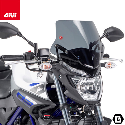 GIVI A2127 スクリーン スモーク/YAMAHA MT-03 321cc専用