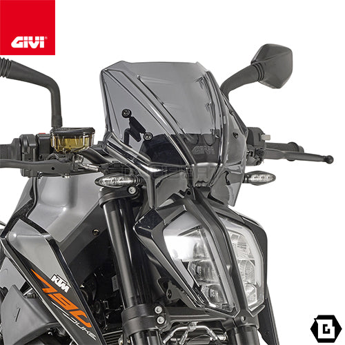 GIVI A7708 スクリーン スモーク/KTM 890 デューク R / KTM 790 デューク専用