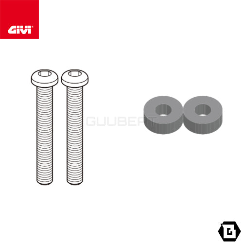 GIVI A8707A 取付キット スクリーン用 フィッティングキット/BENELLI インペリアーレ 400専用