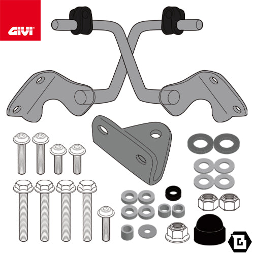GIVI AC4134A 取付キット カウルA802用 フィッティング/KAWASAKI エリミネーター 500 / KAWASAKI エリミネーター 400専用
