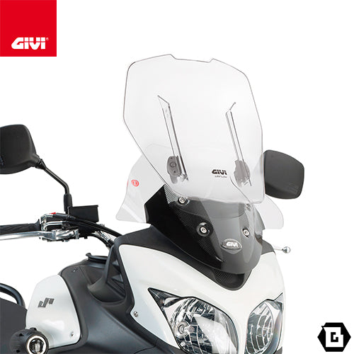 GIVI AF3101B スクリーン Airflow スライド 可変式 クリア/SUZUKI Vストローム 650 L2-L3-L4-L5-L6専用