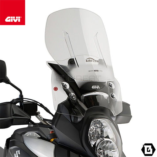 GIVI AF3105 スクリーン Airflow スライド 可変式 クリア/SUZUKI Vストローム 1000専用