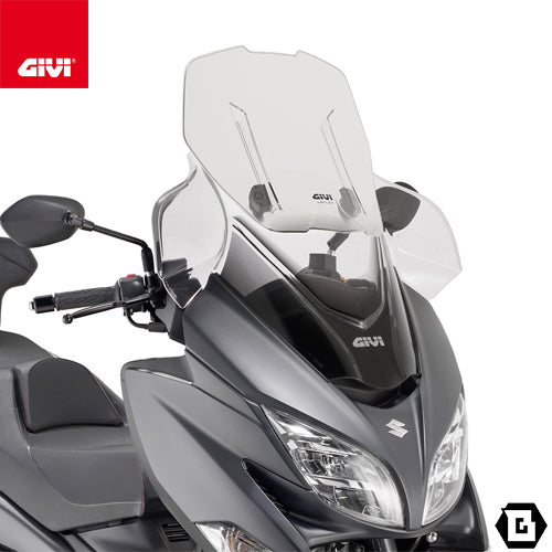 GIVI AF3115B スクリーン Airflow スライド 可変式 クリア/SUZUKI バーグマン 400専用