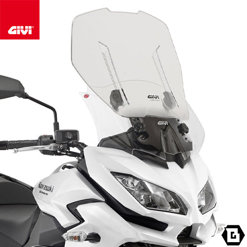 GIVI AF4105B スクリーン Airflow スライド 可変式 クリア/KAWASAKI ヴェルシス 1000 / KAWASAKI ヴェルシス 650専用
