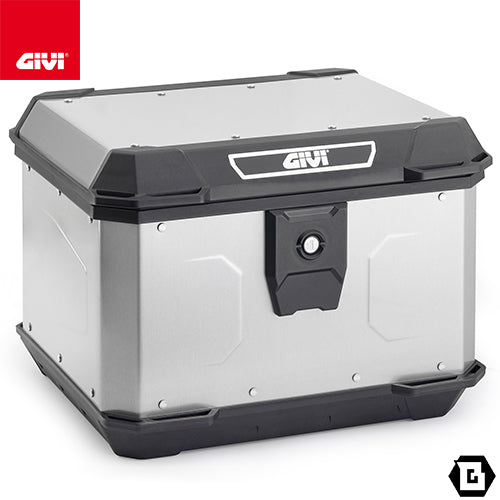 GIVI ALP44A トップケース アルミニウム製 ALPINA (アルピナ) MONOLOCKタイプ 44L容量 ベースプレート付属 アルミニウム
