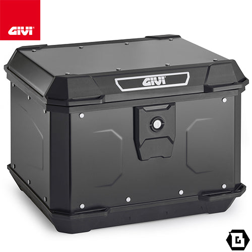 GIVI ALP44B トップケース アルミニウム製 ALPINA BLACK LINE (アルピナ ブラックライン) MONOLOCKタイプ 44L容量 ベースプレ