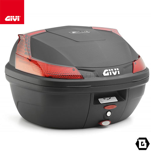 GIVI B37N トップケース 37L容量 MONOLOCK ( モノロック ) BLADE ブラック / レッド