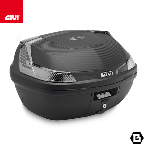 GIVI B47NTML トップケース MONOLOCKタイプ 47L容量 BLADE TECH クリアレンズ ベースプレート付属 ブラック