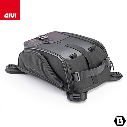 GIVI CRM103 タンクバッグ CORIUM マグネット / ストラップタイプ 8L容量 ダークブラウン / ブラック