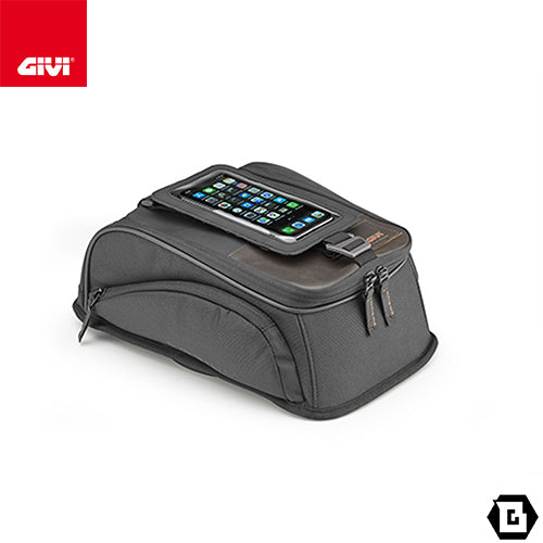 GIVI CRM108 タンクバッグ CORIUM タンクロック ( TANKLOCK ) 8L容量 ダークブラウン / ブラック