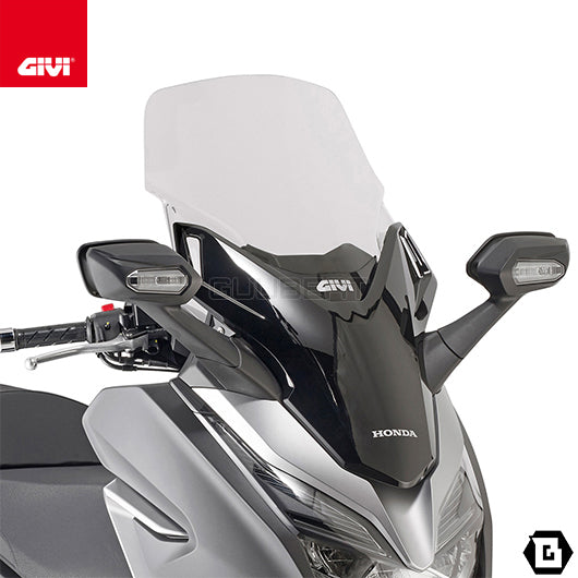 GIVI D1166ST スクリーン クリア/HONDA フォルツァ300 / HONDA フォルツァ250 / HONDA フォルツァ125専用