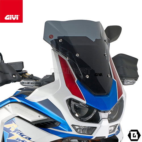 GIVI D1178B スポーツスクリーン ブラック/HONDA CRF1100L アフリカツイン / HONDA CRF1100L アフリカツインADVSPORTS専用