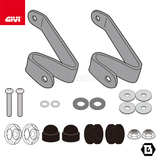 GIVI D1190KIT フィッティングキット ステー スクリーン 用/HONDA PCX160 / HONDA PCX125専用