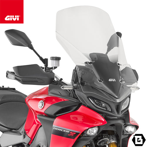 GIVI D2159ST スクリーン クリア/YAMAHA トレーサー 9 / YAMAHA トレーサー 9 GT / YAMAHA トレーサー 9 GT プラス専用
