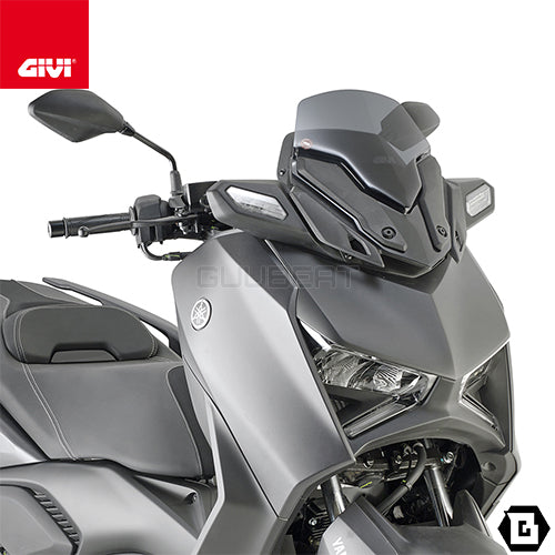 GIVI D2167B スポーツスクリーン ブラック/YAMAHA XMAX 300 / YAMAHA XMAX 250 / YAMAHA XMAX 125専用