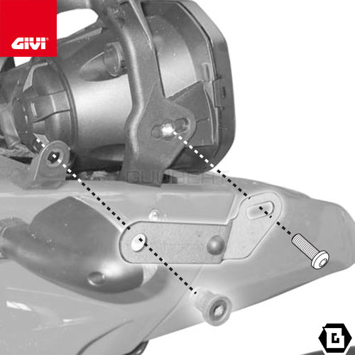 GIVI D333KIT フィッティングキット ステー スクリーン用/BMW F 800 GS / BMW F 650 GS専用