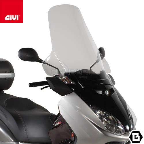 GIVI D438ST スクリーン クリア/YAMAHA XMAX 250 / YAMAHA XMAX 125 / MBK SKYCRUISER 125専用