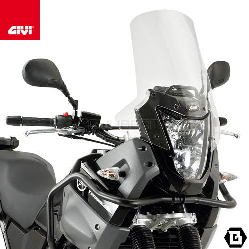GIVI D443ST スクリーン クリア/YAMAHA XT 660Z テネレ専用