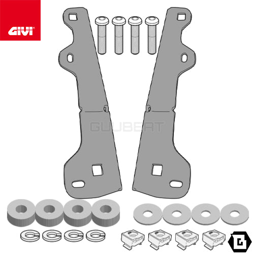 GIVI D5129KIT フィッティングキット ステー スクリーン用/BMW F 800 GS / BMW F 750 GS専用