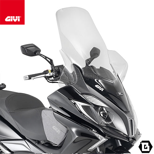 GIVI D6107ST スクリーン クリア/KYMCO ダウンタウン 350 I ABS / KYMCO ダウンタウン 125 I ABS専用