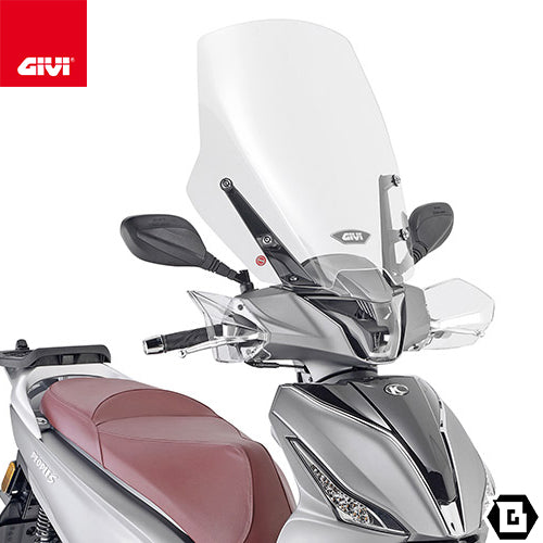 GIVI D6113ST スクリーン クリア/KYMCO ターセリー S 200 / KYMCO ターセリー S 150 / KYMCO ターセリー S 125専用