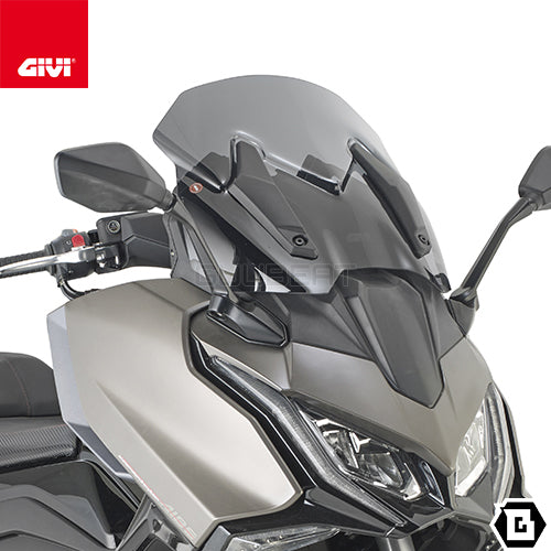 GIVI D6122S スクリーン スモーク/KYMCO AK 550 PREMIUM専用