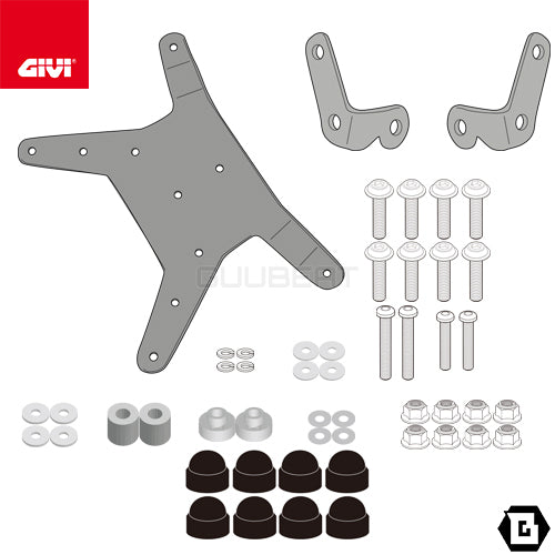 GIVI D7711KIT フィッティングキット ステー スクリーン用/KTM 890 アドベンチャー / KTM 790 アドベンチャー他専用