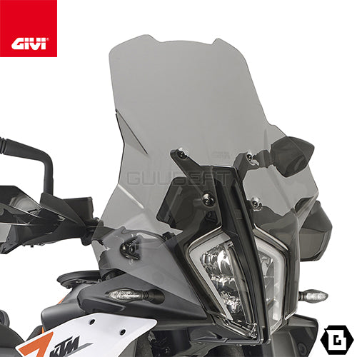 GIVI D7716S スクリーン スモーク/KTM 890 アドベンチャー / KTM 790 アドベンチャー / KTM 890 SMT専用