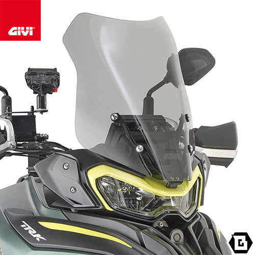 GIVI D8717S スクリーン スモーク/BENELLI TRK 702 / BENELLI TRK 702 X専用