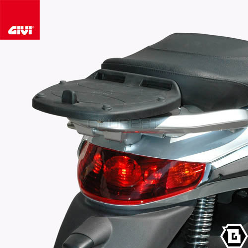 GIVI E344 リアキャリア/PIAGGIO ビバリー 500 / PIAGGIO ビバリー 300 ツアラー / PIAGGIO ビバリー 400 ツアラー他専用