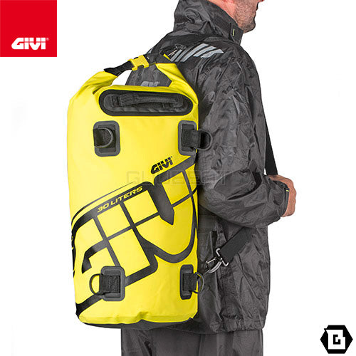 GIVI EA114FL 防水ドラムバッグ 30L容量 イエロー