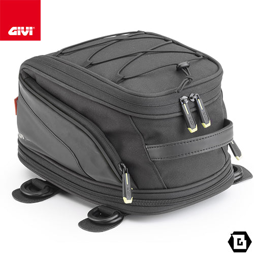 GIVI EA132B シートバッグ ストラップベルト固定 8L - 11L容量可変 ブラック