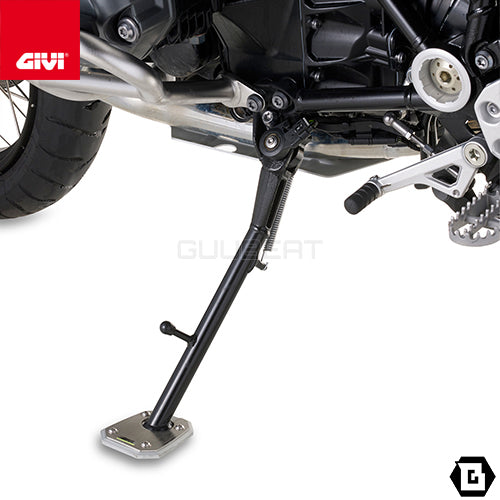 GIVI ES5112 サイドスタンドプレート シルバー/BMW R 1250 GS ADVENTURE / BMW R 1200 GS ADVENTURE専用