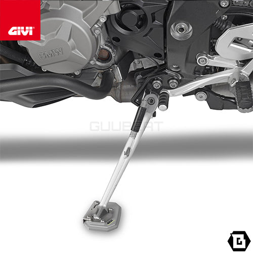 GIVI ES5119 サイドスタンド エクステンション アルミ ステンレス シルバー|BMW S 1000 XR 対応