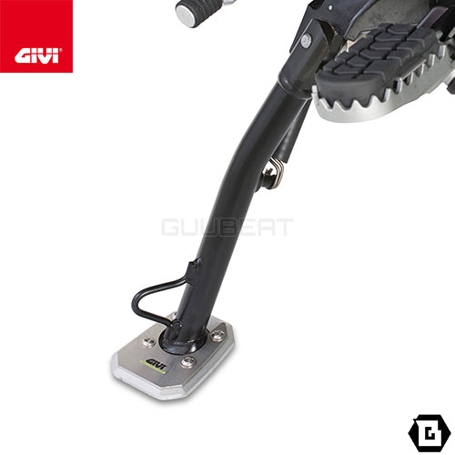 GIVI ES7714 サイドスタンドプレート シルバー/KTM 1290 スーパーアドベンチャー S専用