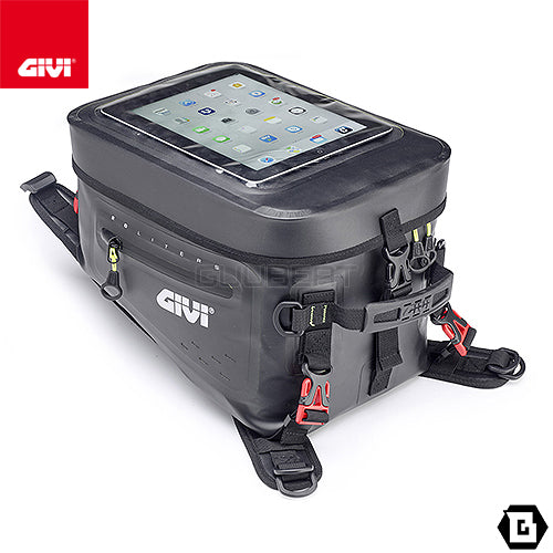 GIVI GRT715 タンクバッグ 防水 ストラップベルト固定 20L容量 ブラック