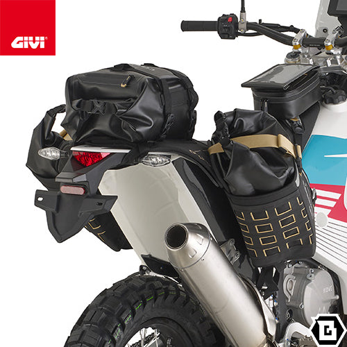 GIVI GRT721B CANYON モジュラー積載システム 防水サイドバッグ 2点 防水リアバッグ 1点 付属 ブラック