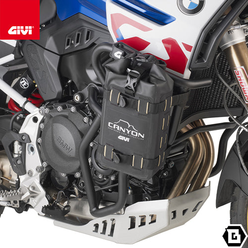 GIVI GRT730 カーゴバッグ・エンジンガードバッグ 防水 4L容量 Gravel-T CANYON ブラック